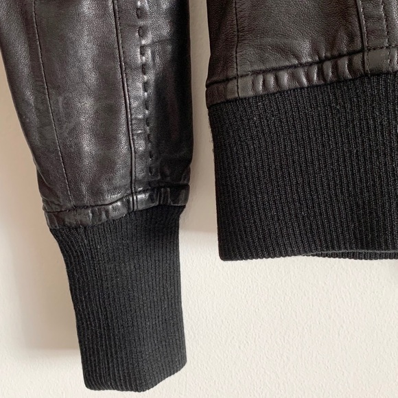 Mackage for Aritzia Ellie Black Leather Jacket - Picture 9 of 13